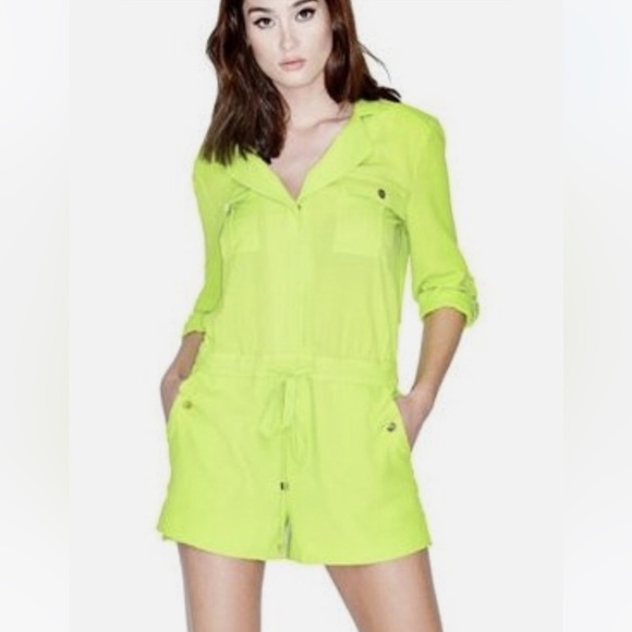GUESS BY MARCIANO Green Cargo Romper - Picture 4 of 16
